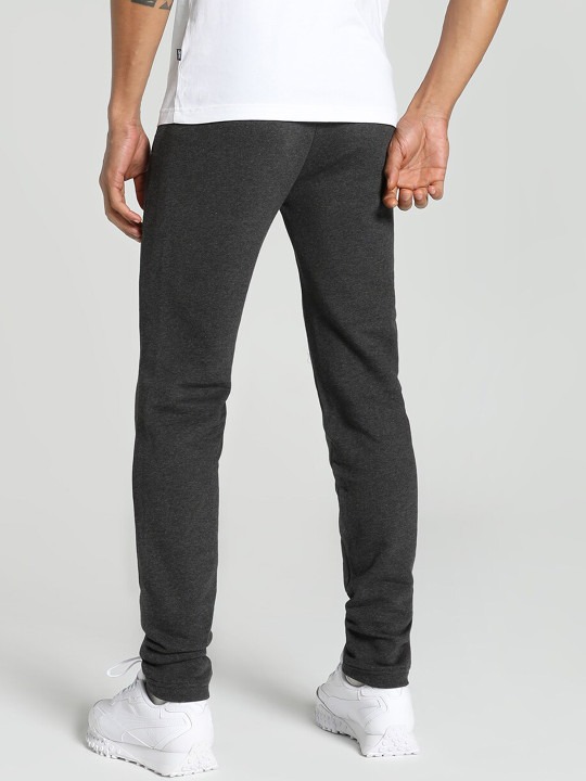 Men Varsity Graphic Printed Slim Fit Cotton Slim-Fit Track Pants