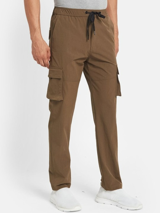 Men Cotton Mid-Rise Track Pants