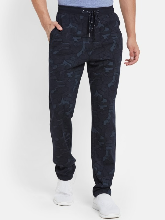 Men Camouflage Printed Cotton Track Pants