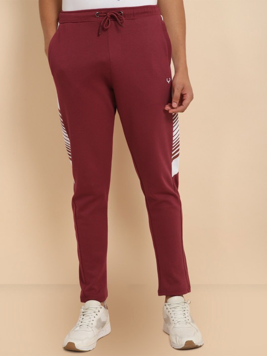 Men Printed Mid Rise Track Pants