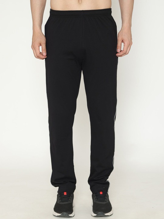 Men Printed-detail Gym Cotton Track Pants