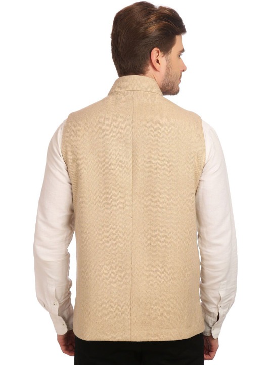 Mandarin Collar Nehru Jacket
