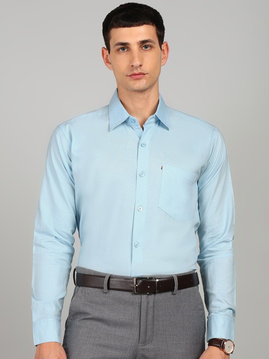 Men Slim Fit Micro Checks Opaque Checked Formal Shirt