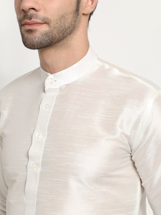 Men Band Collar Kurta