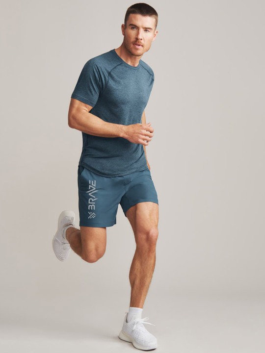 Men Low-Rise Running Regular Fit Sports Shorts