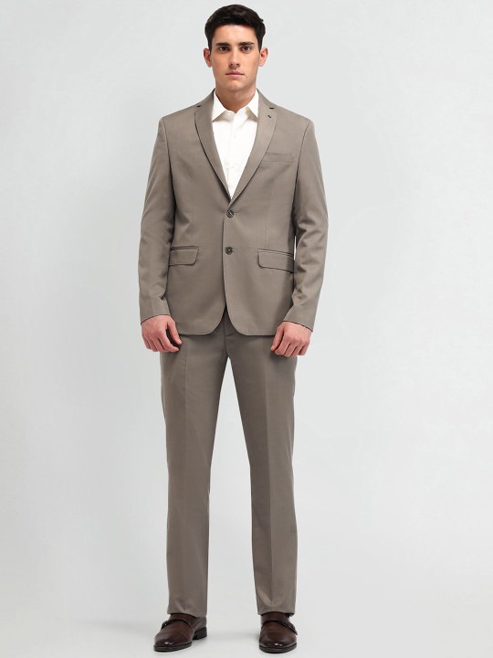 Notched Lapel Single-Breasted Long Sleeves Two Piece Suits