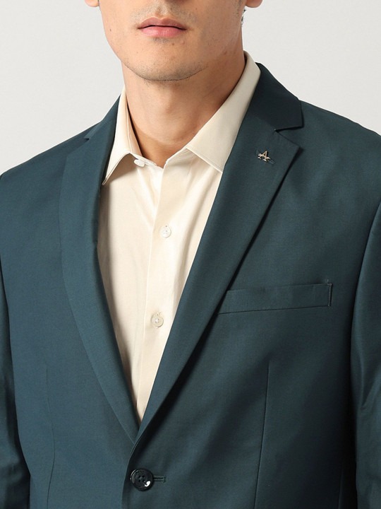 Men Tailored-Fit Single Breasted Two-Piece Formal Suit
