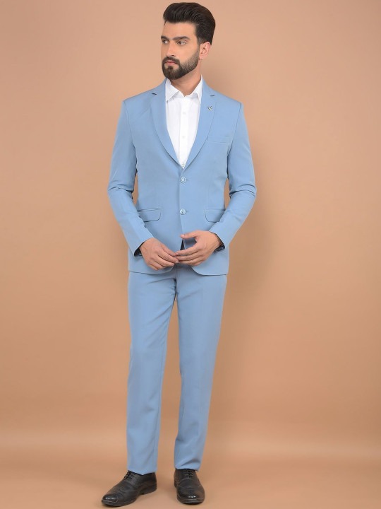 Slim-Fit Single-Breasted Two-Piece Suit