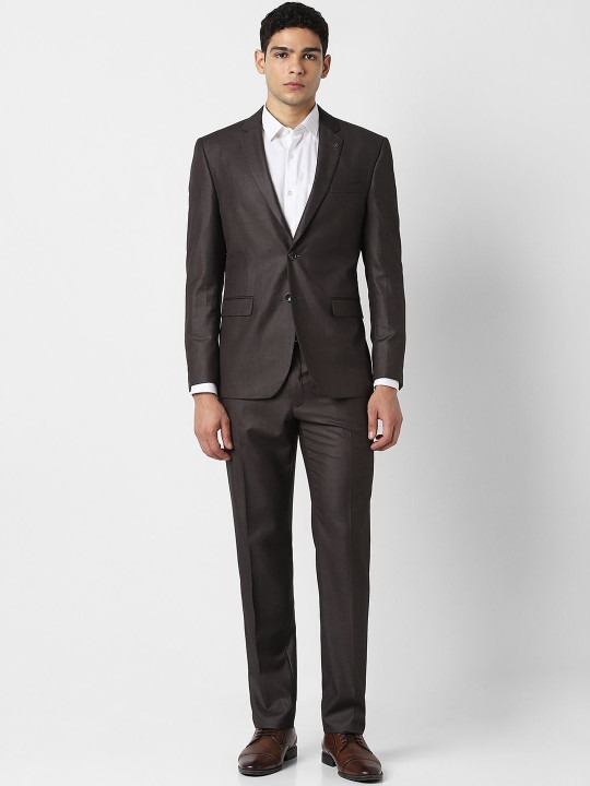 Slim-Fit Single-Breasted Two-Piece Suits