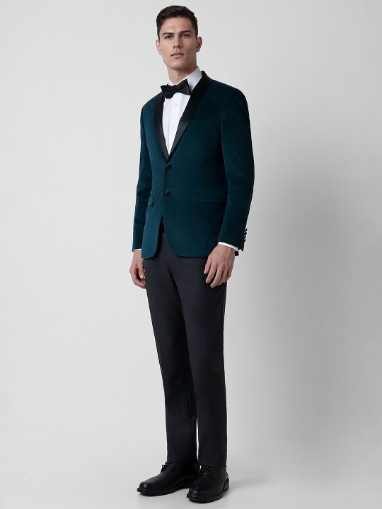 Slim-Fit Single-Breasted Two-Piece Suit