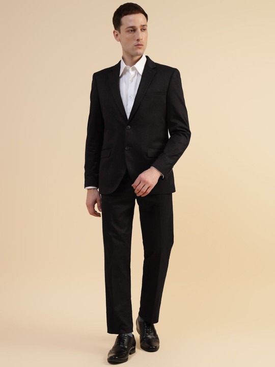 Slim Fit Single-Breasted Two-Piece Formal Suit