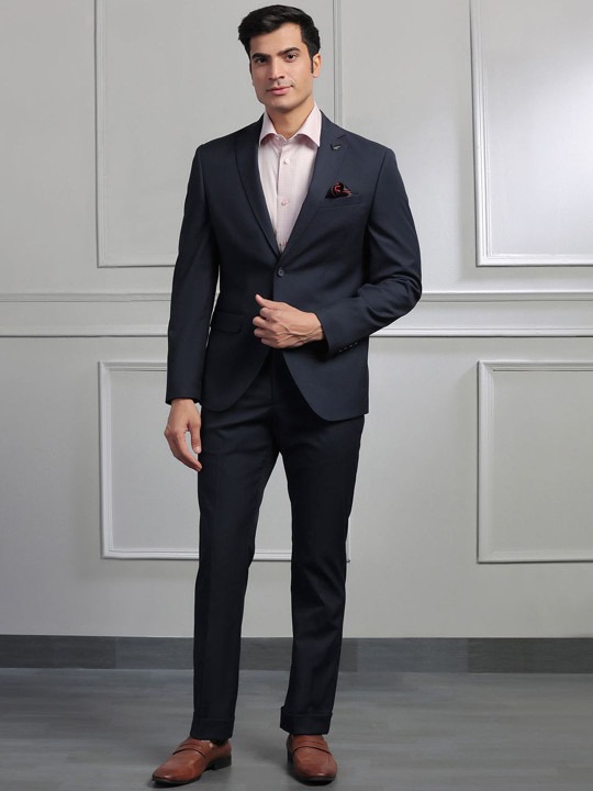 Single-Breasted Slim-Fit Two-Piece Suit