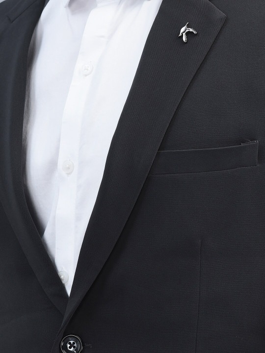 Men Slim-Fit Single-Breasted Two-Piece Formal Suit