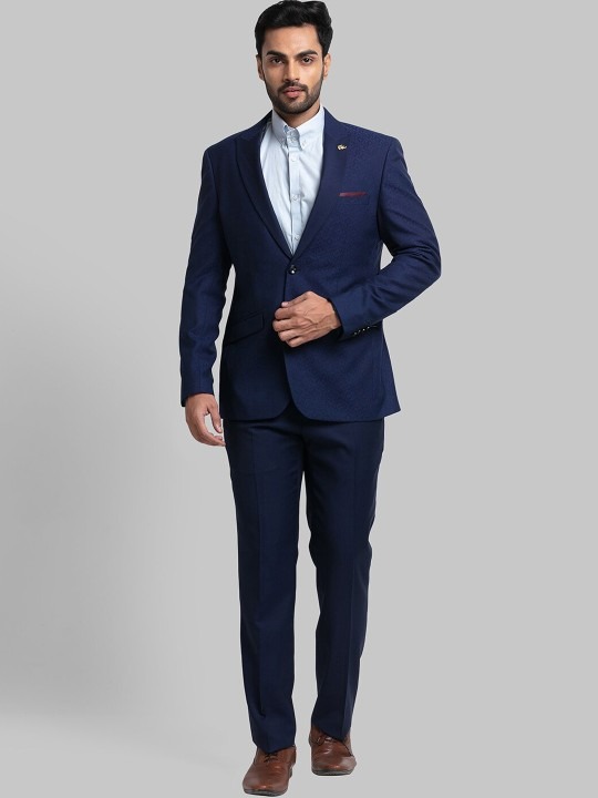 Men Single-Breasted Two-Piece Formal Suit