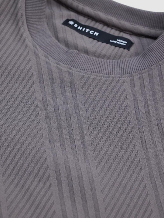 Men Striped Pullover