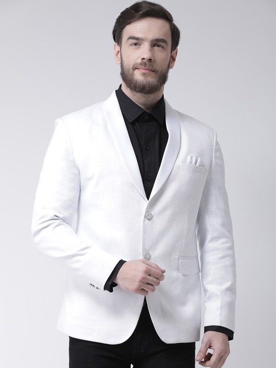 Men's Solid Tuxedo Blazer