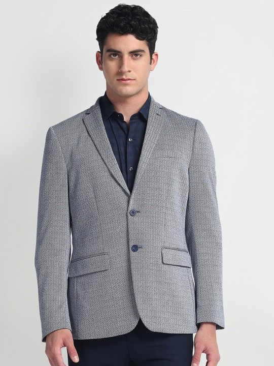 Single Breasted Checked Tailored Fit Anthem Blazers