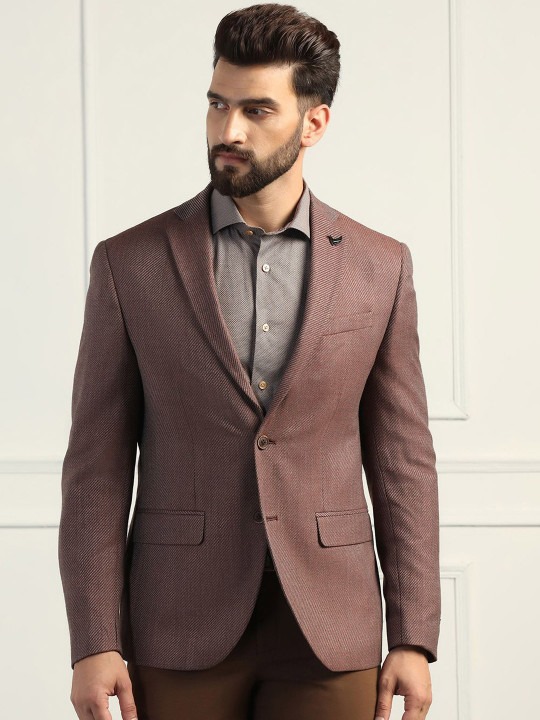 Slim-Fit Single Breasted Blazer