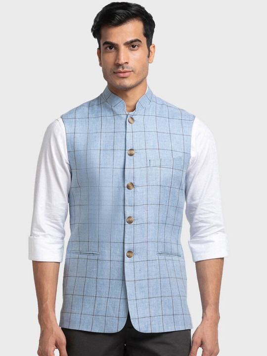Men Redloop Power Blazers Linen Blazer