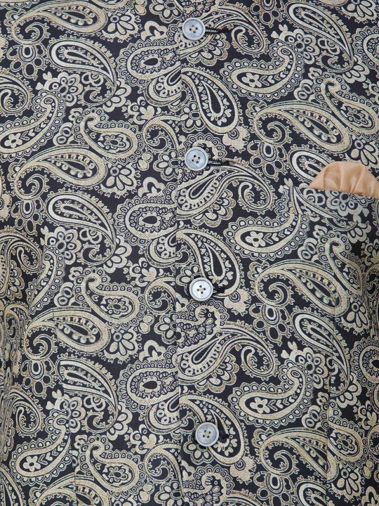 Art Silk Caviar Paisleys Printed Blazer