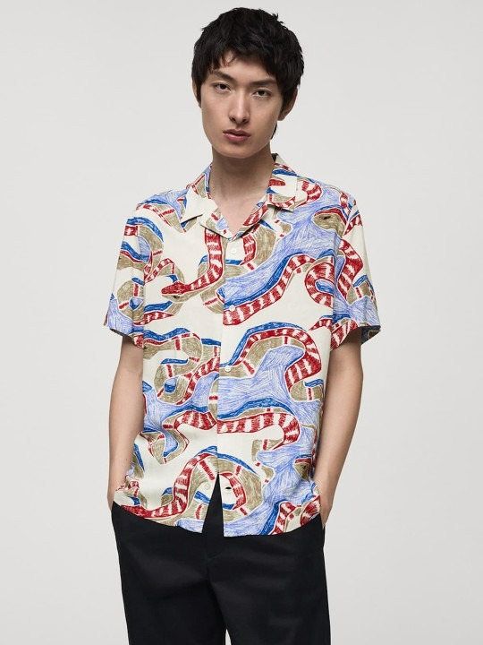 Animal Graphic Printed Shirt