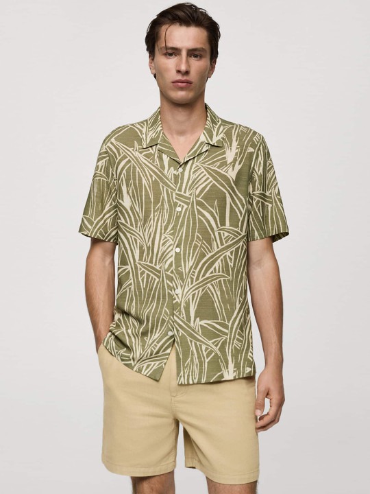 Tropical Pirnt Shirt