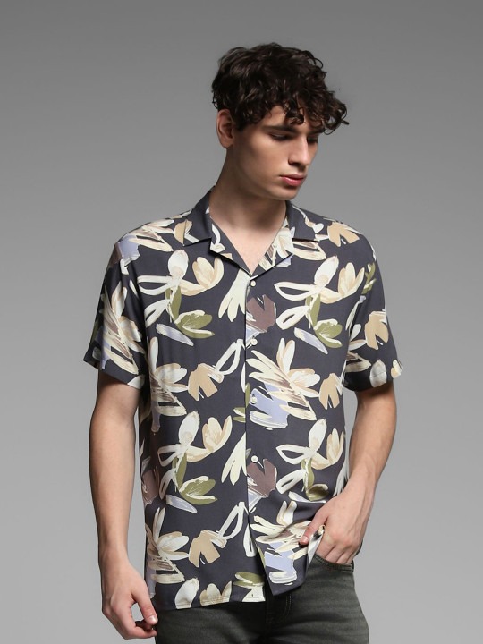 Men Opaque Printed Casual Shirt