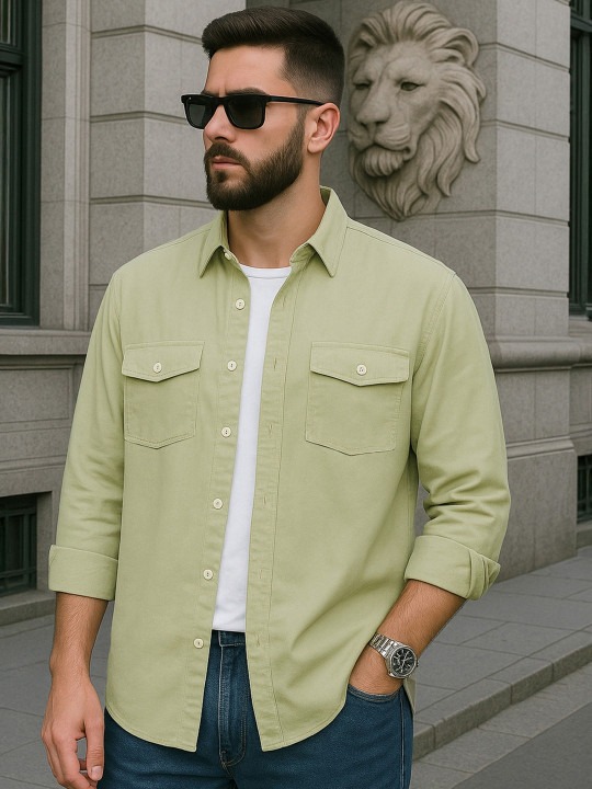 Men's Light Oversized Cargo Shirt