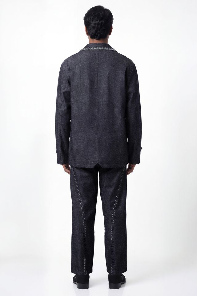EDGE KHADI DENIM BLAZER