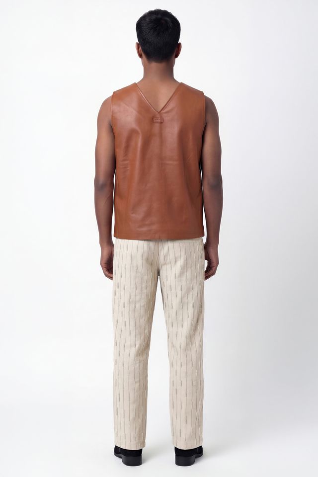 PARALLEL EMBROIDERED PANT