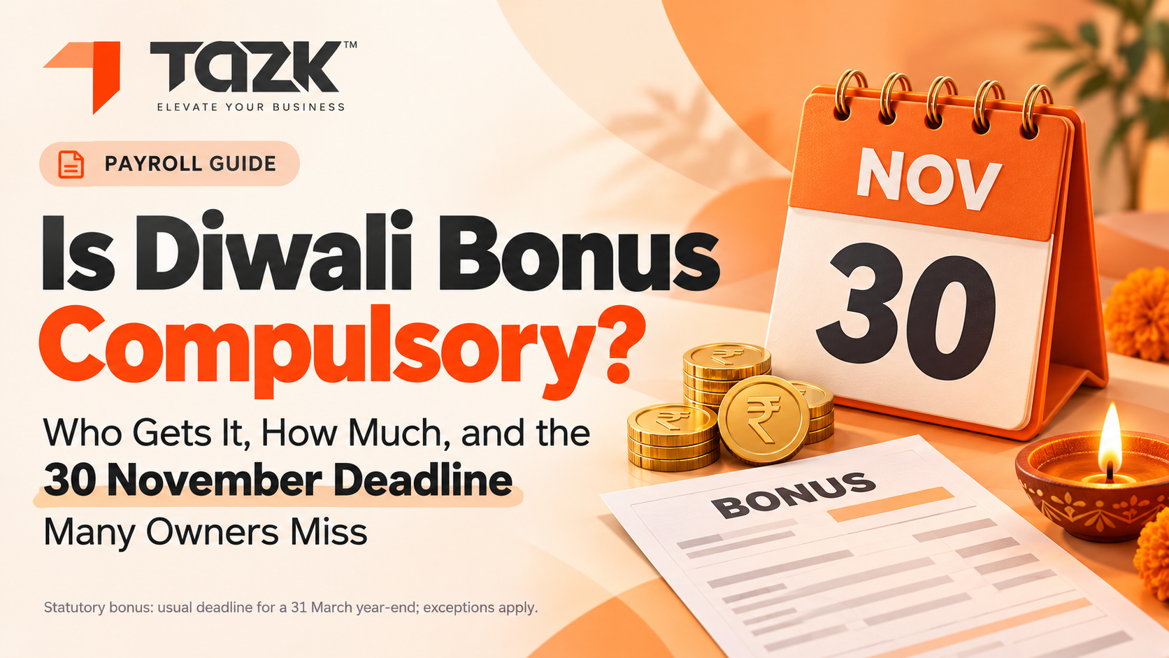is diwali bonus mandatory in india