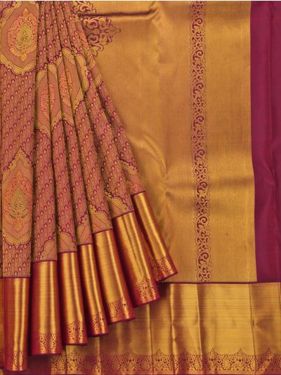 bride in silk saree