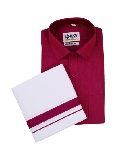Cotton Shirts / Cotton Dhoti Set
