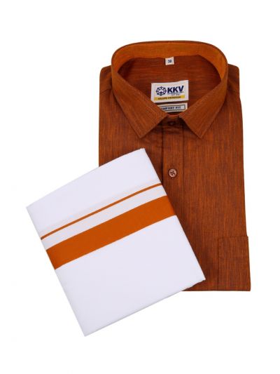 Cotton Shirts / Cotton Dhoti Set