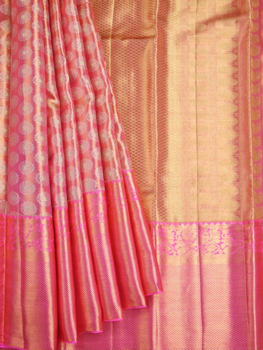 Peach color saree for wedding clearance