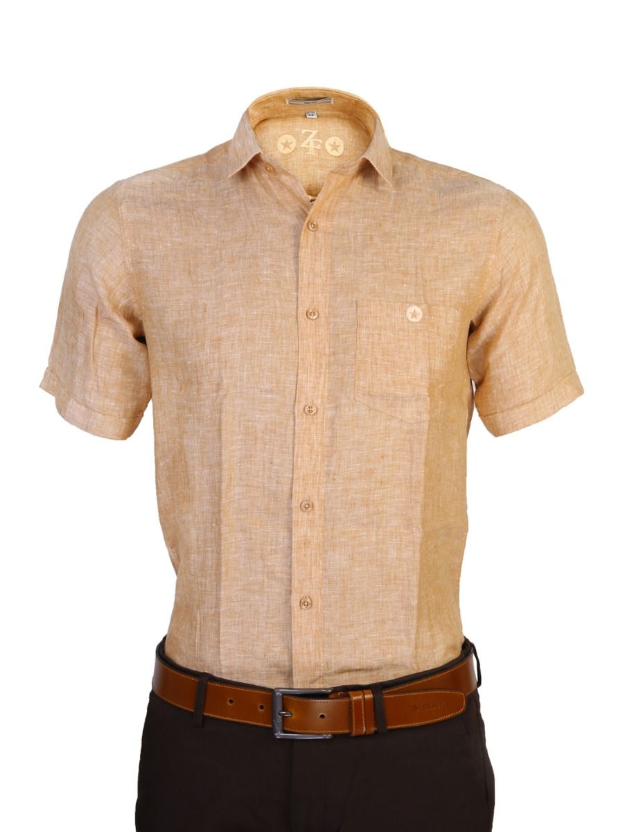 ZF Readymade Casual Linen Shirt for Men 