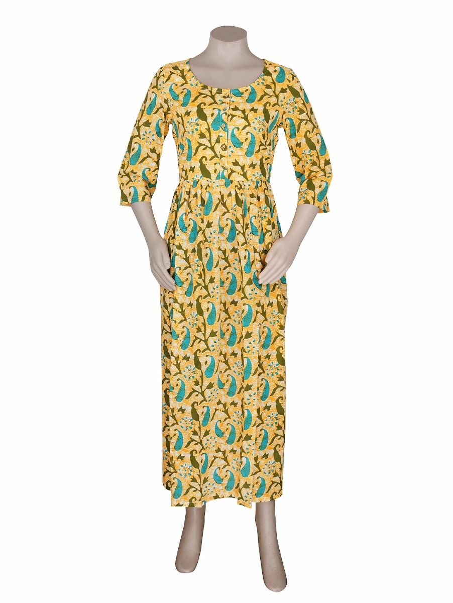 Buy Best Printed Maternity Gown for Women Online The Chennai Silks Online