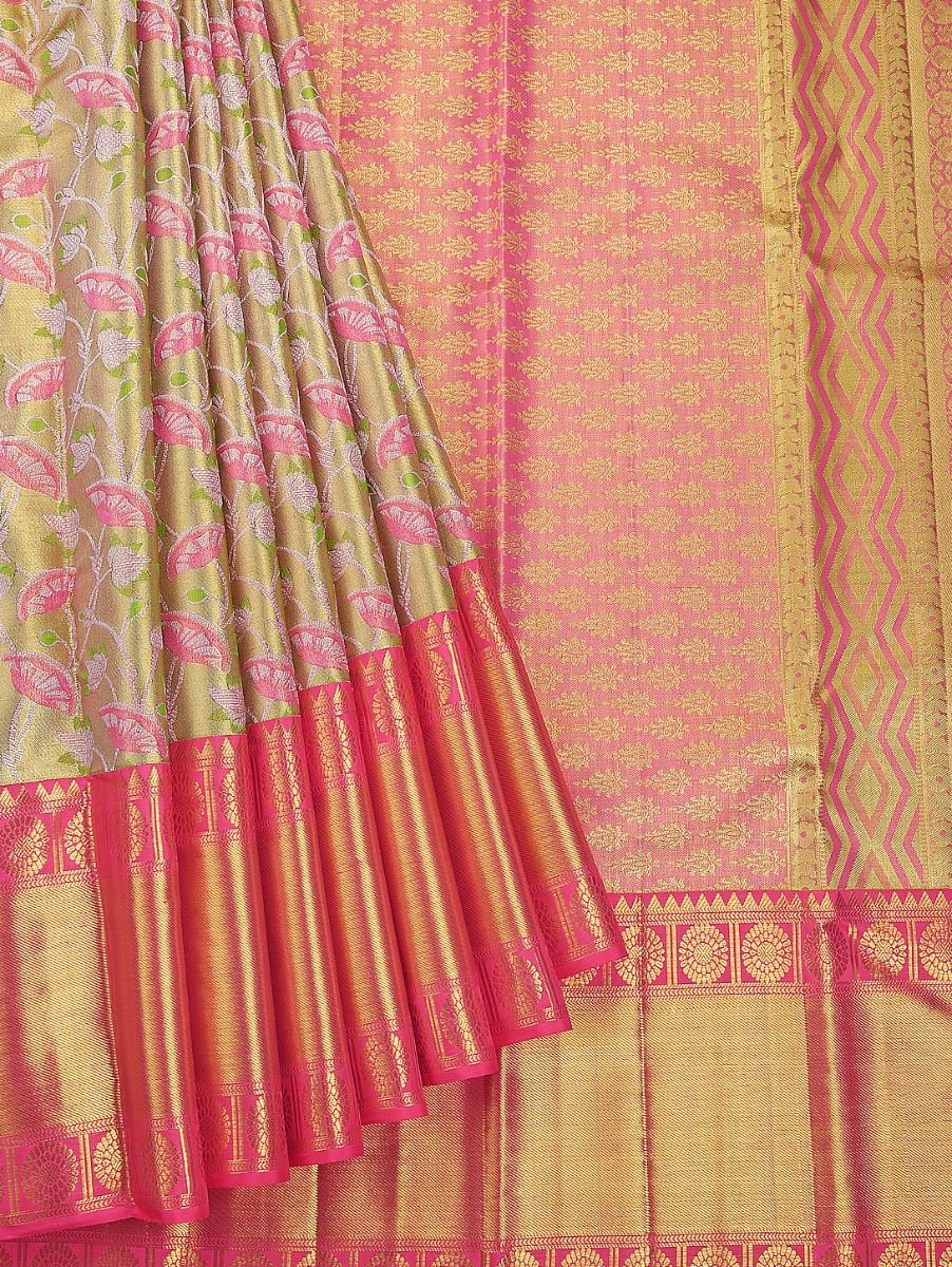 Wedding kanchipuram silk saree with price clearance