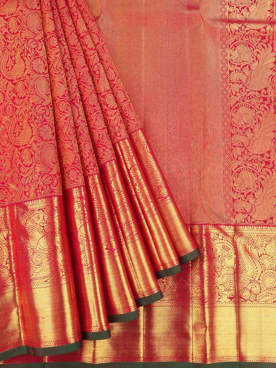 Buy Vivaha Goddess Wedding Pure Kanchipuram Silk Sarees for ...