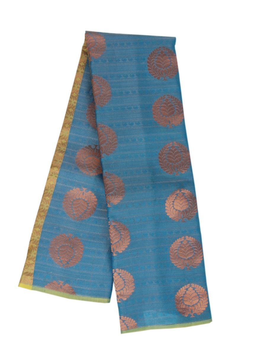 Traditional Half And Half Design Silk Saree