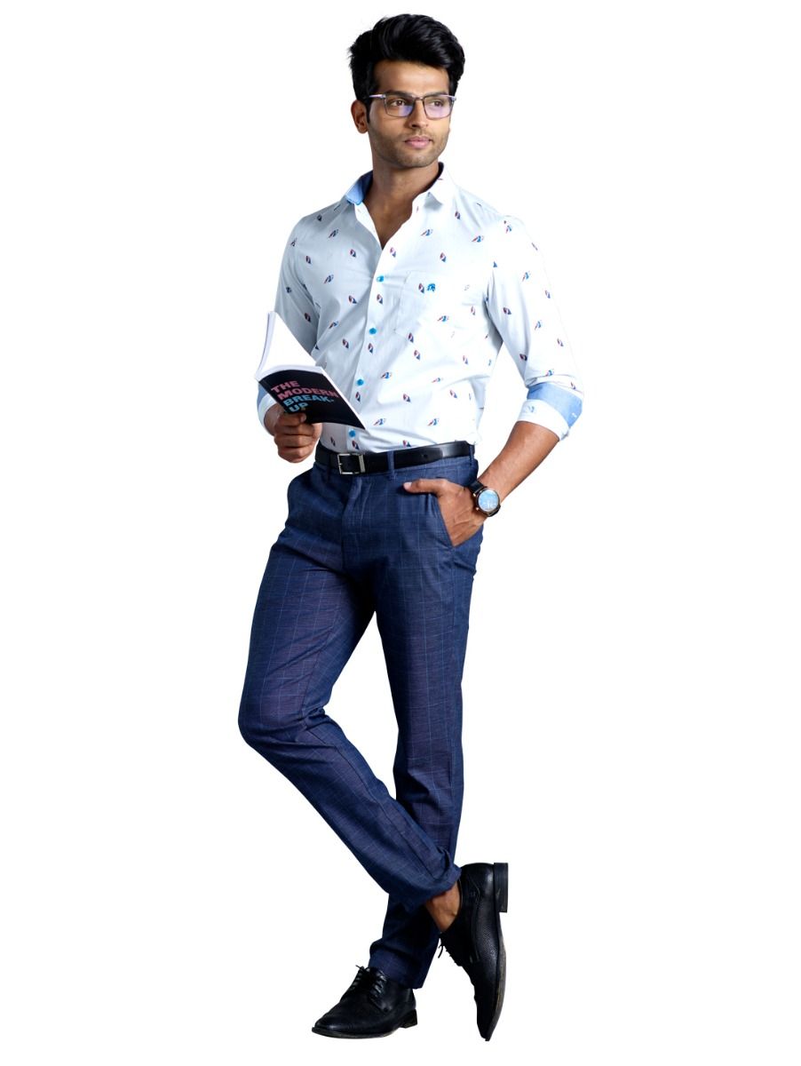 ZF Men's Readymade Casual Cotton Shirt