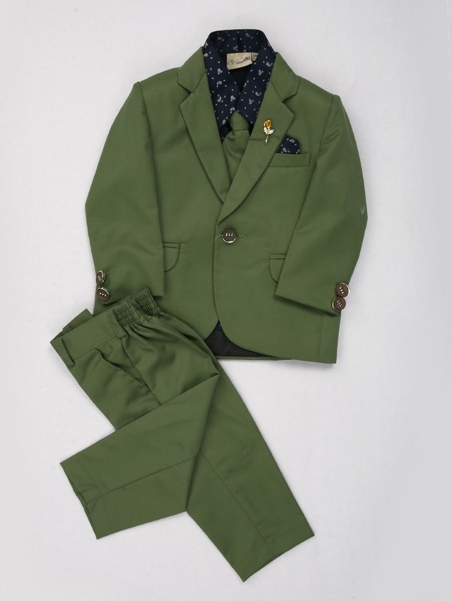 green baby coat
