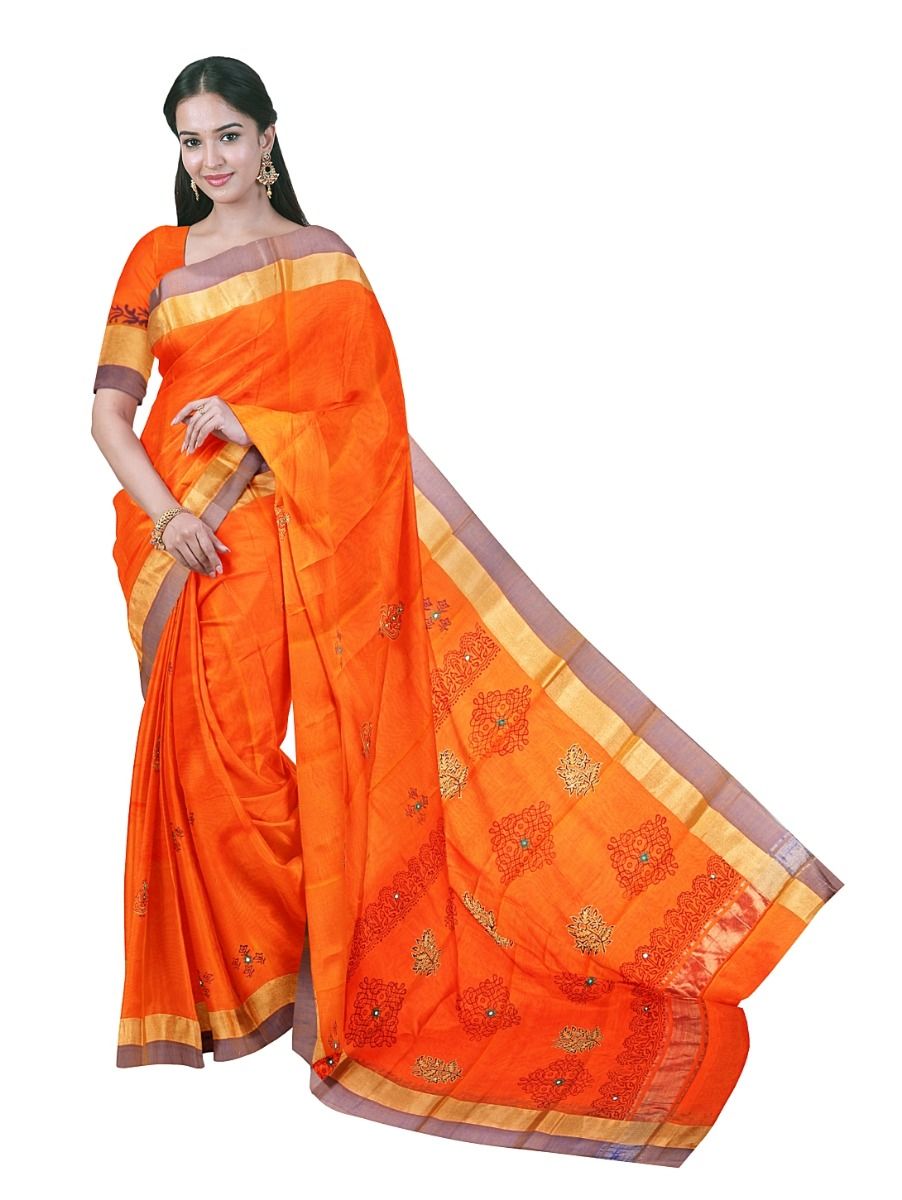 fancy saree cotton