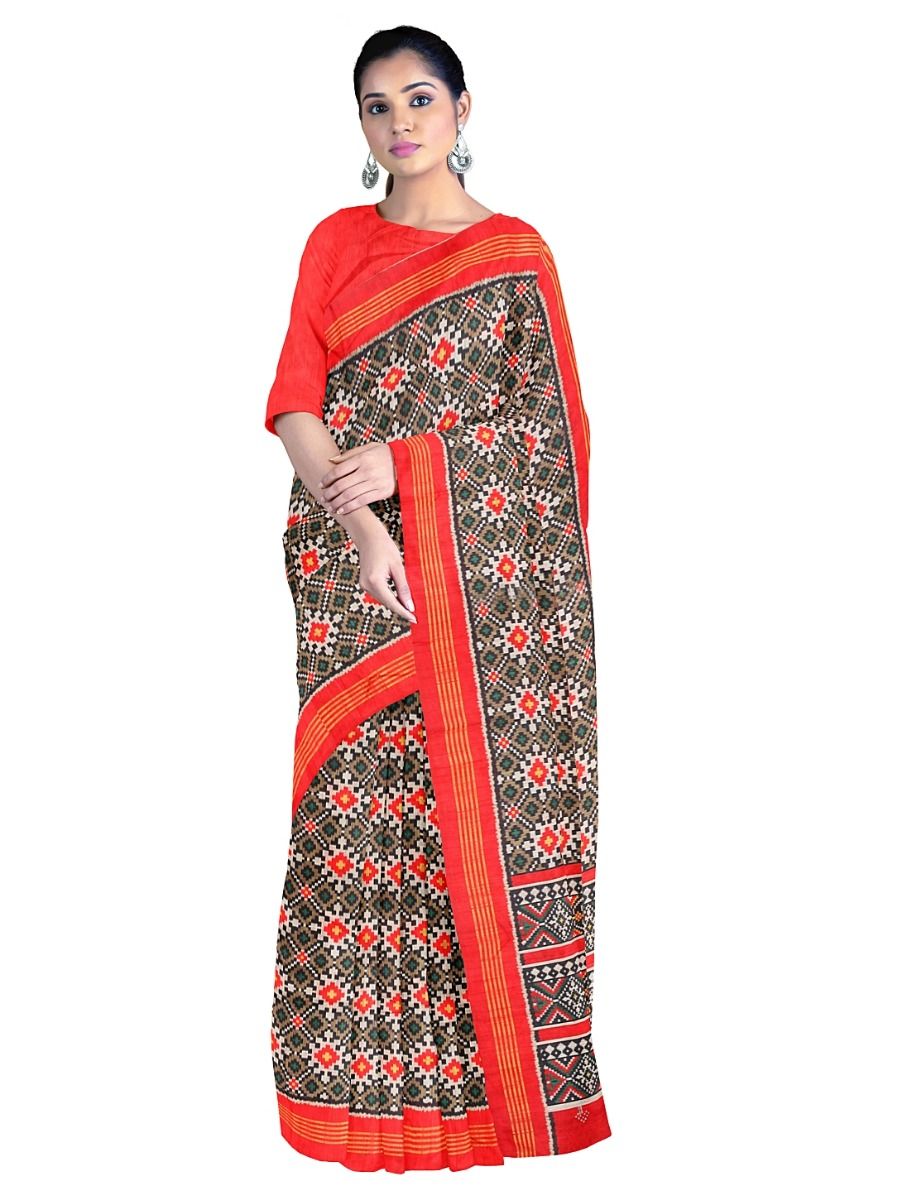 Fancy Silk Cotton Sarees with Blouse 