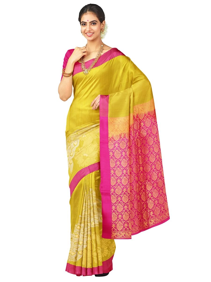 Kanmanie 3 Inch Border Soft Silk Saree - The Chennai Silk Online ...