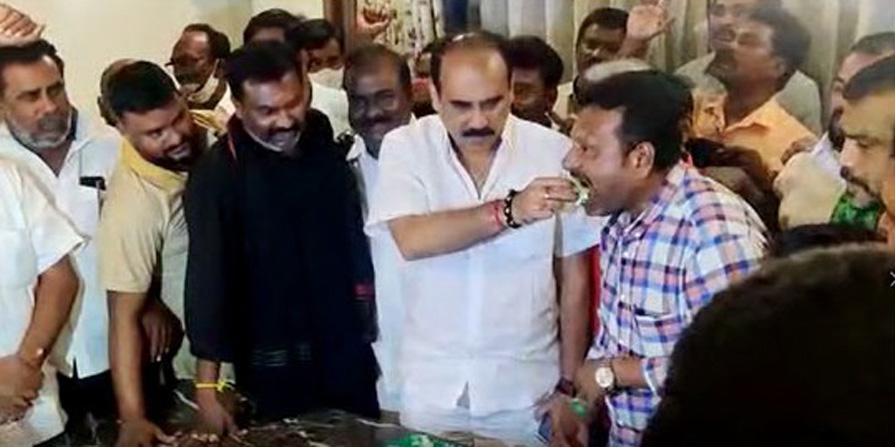 Balineni Guptha Cake Cut