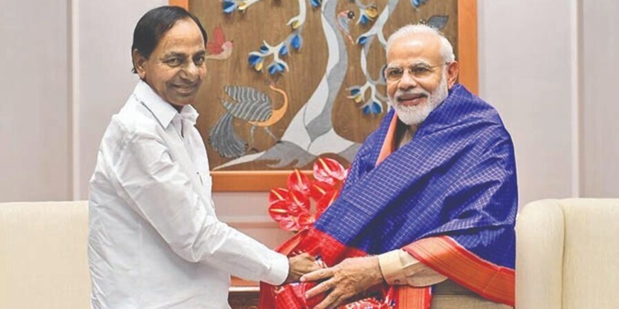 KCR and modi