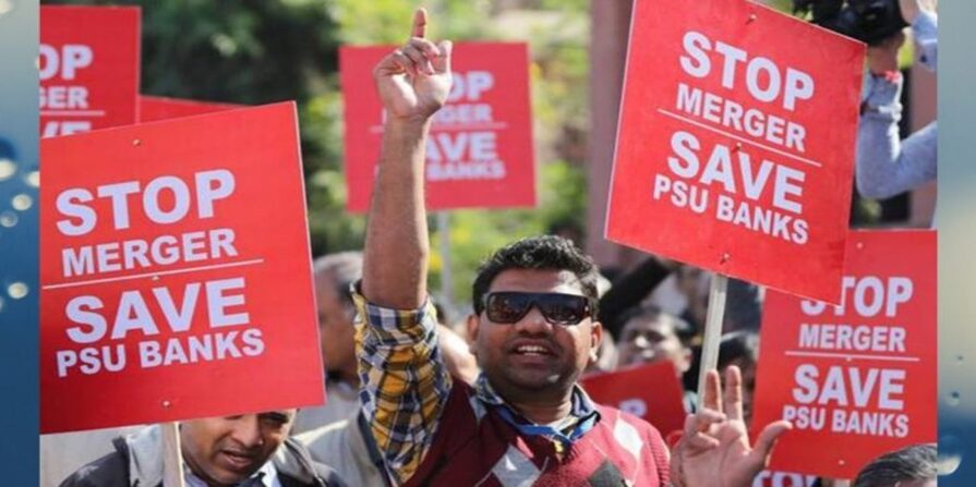 bank protest