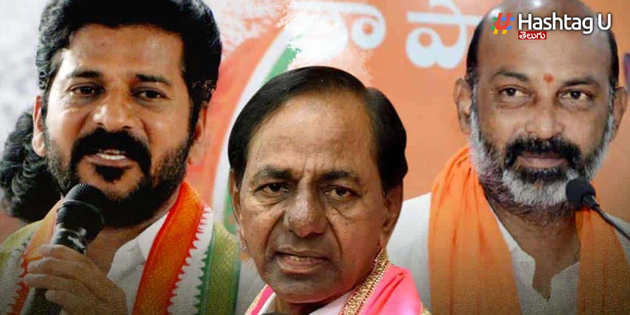 Kcr And Revanth And Bandi