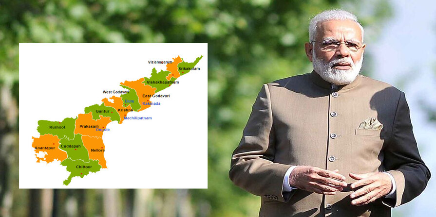 PM Modi and AP MAP